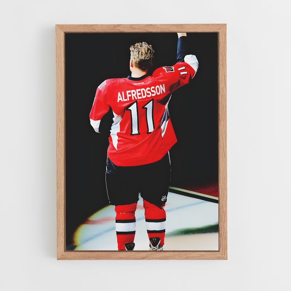 Poster Daniel alfredsson – affiche Hockey sur glace (vue 4)